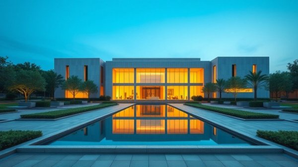 Ismaili Center Houston modern architecture with geometric facade