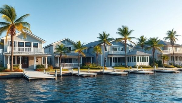 Waterfront Access Texas Real Estate: Scenic housing community.