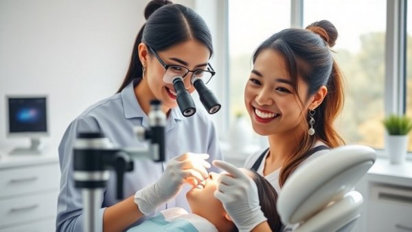 Austin Dental Spa K-Team dentist treating a patient in a modern office.
