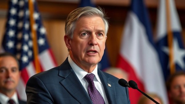 Texas dementia fund lawsuit speaker addressing audience.