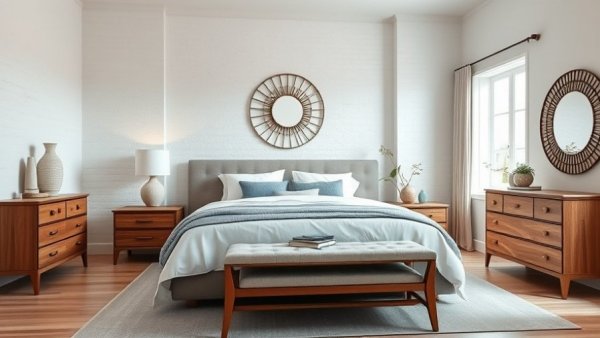 Modern bedroom interior highlighting Texas real estate market potential
