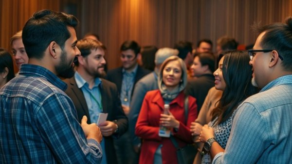 Texas Latino voters engagement at event with diverse group