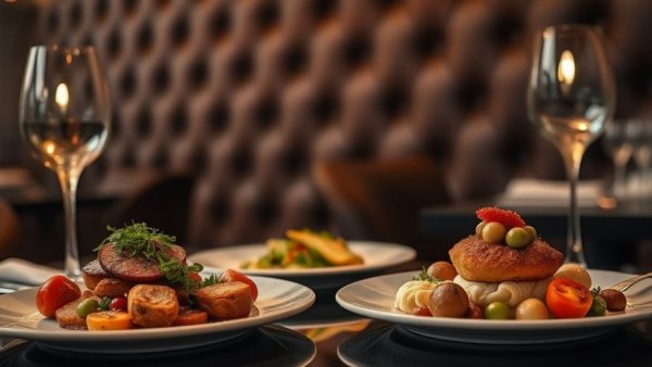 Exquisite New Year’s Eve dining in Austin with gourmet dishes.