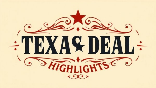 Texas Small Business decorative logo with vintage style.