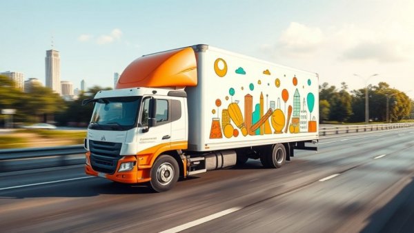 U-Haul truck on highway, Austin real estate moving scene.