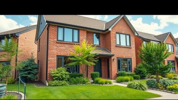 Modern brick home symbolizing Texas real estate growth.