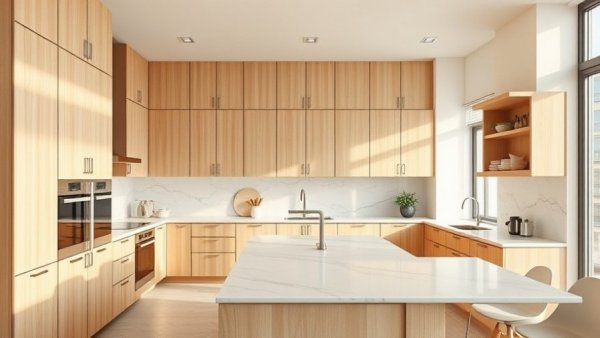 Modern kitchen showcasing 2026 remodel trends in Texas.