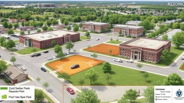 Rezoning to allow commercial development near Old Settlers Park