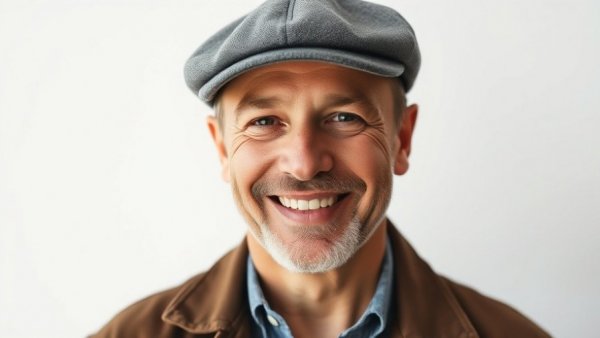 Smiling man in a cap and jacket, related to AI tools for small business Texas.