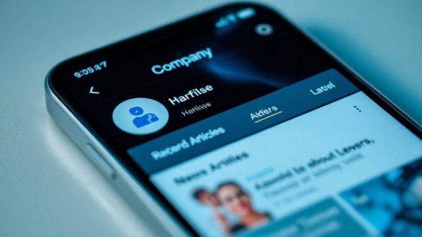 AI Tools app interface displaying AI company profile and news.