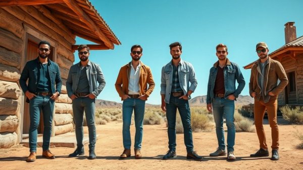 Stylish group at Lone Star Roadhouse Austin, desert backdrop.