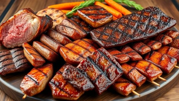 Smoky barbecue platter on rustic table, Restaurants Worth the Drive From Austin