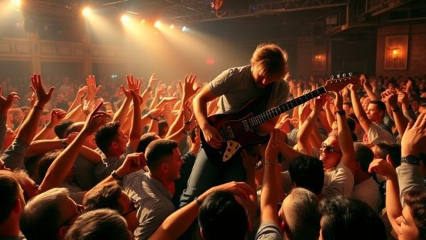 SXSW 2026 Small Business Opportunities: Excited crowd at lively concert.