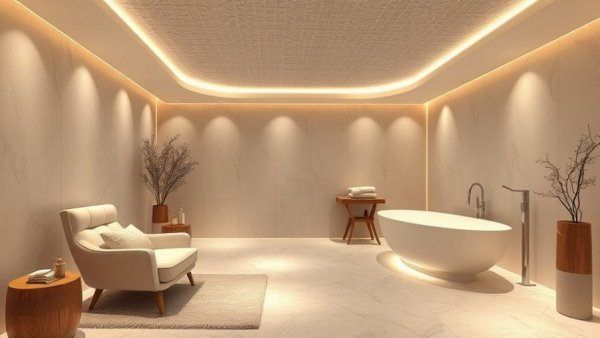 Luxurious spa interior in Texas, promoting wellness-focused living.