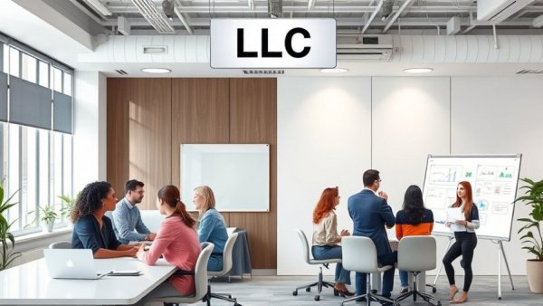 Texas Small Business LLC office setup with teams planning.