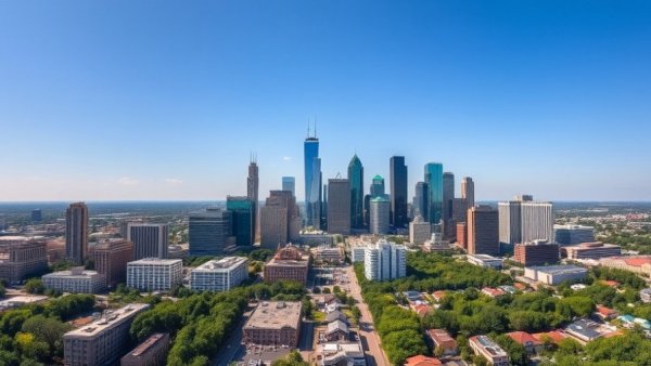 Houston Real Estate Market skyline overview with activity snapshot.