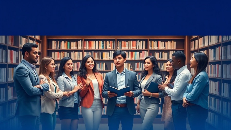 Engaging scene in a modern library showcasing Harris County literacy support and community engagement.