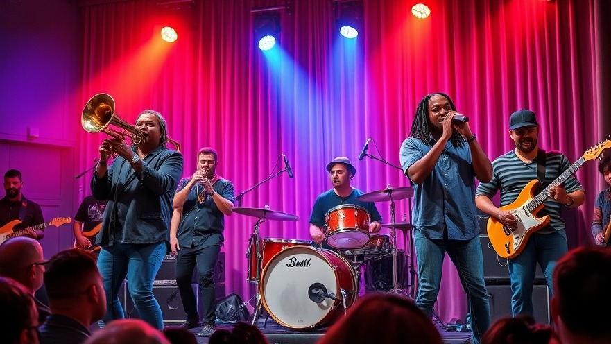 Energetic Hip-Hop band performing live in Austin, capturing vibrant local stories.