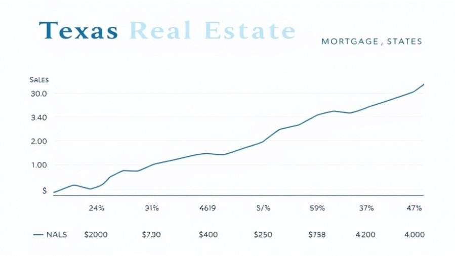 Modern infographic showcasing Texas housing trends and real estate insights.