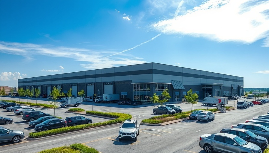 Modern industrial warehouse in Northwest Houston, showcasing real estate trends.