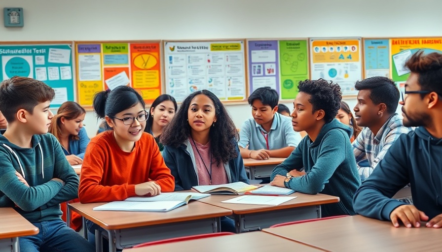 Classroom discussion illustrating Texas standardized testing changes.