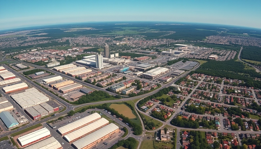 Aerial view of northwest Houston showcasing real estate trends.