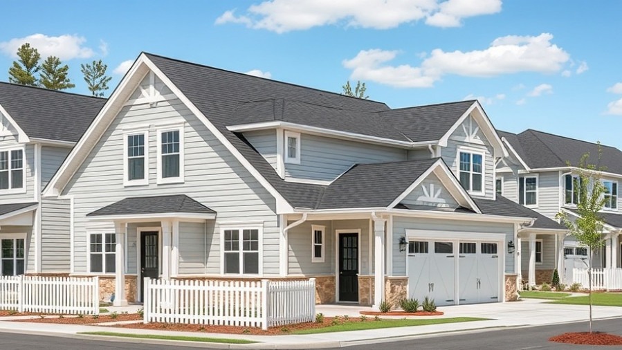 Modern one-level homes in Cadence Creek, an active adult living community in Kingwood, Texas.