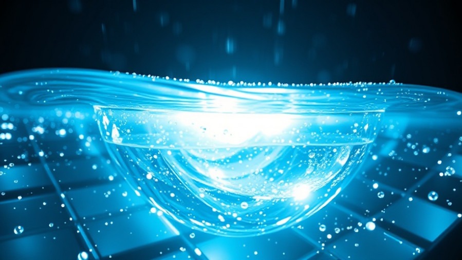 Surreal ocean in space, symbolizing AI tools transforming Texas small businesses.