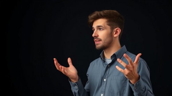 Casual discussion about OpenAI with a young man gesturing.