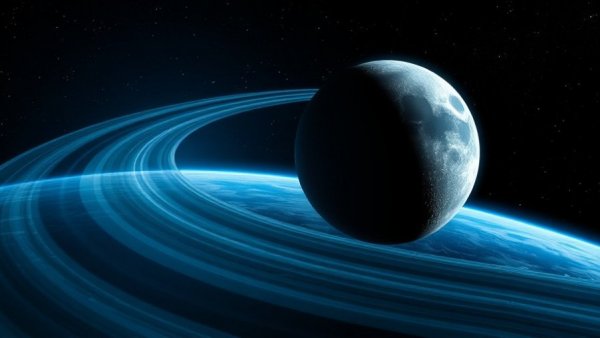 Artistic depiction of NASA Artemis II Moon Mission trajectory.