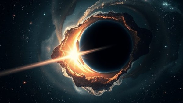 Supermassive black hole cocoon phase with cosmic jet.