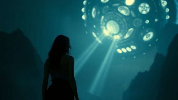 Monarch Legacy of Monsters Titan X eerie encounter with glowing titan.