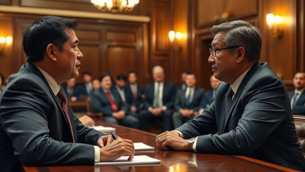 Conference scene discussing Netflix woke content in a formal setting.