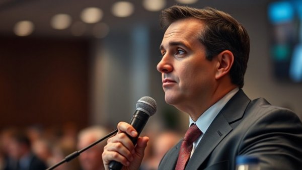 Conference speaker addressing NASA Artemis II fueling issues.