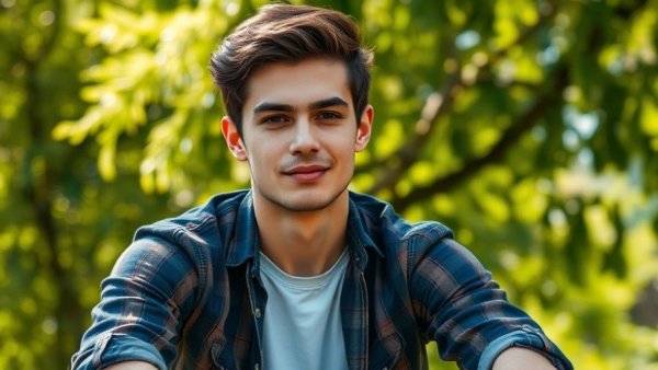 Casually styled man outdoors, Anduril ExoAnalytic Acquisition connection.