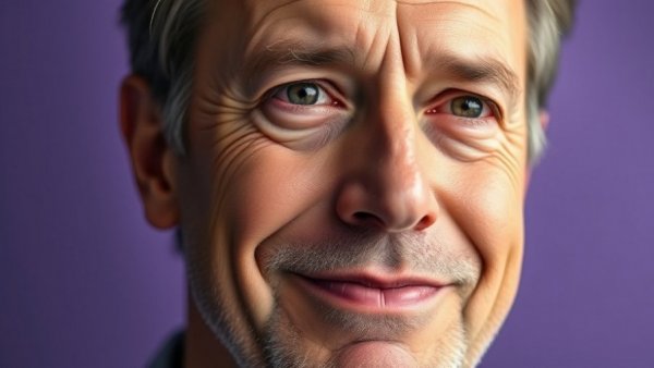 Anthropic investment in AI technology concept image with thoughtful man.