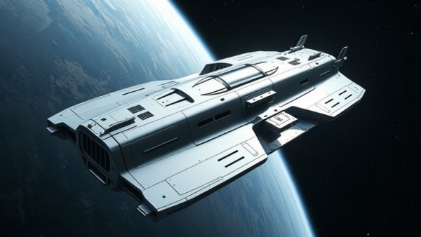 NASA Artemis II spacecraft module in space