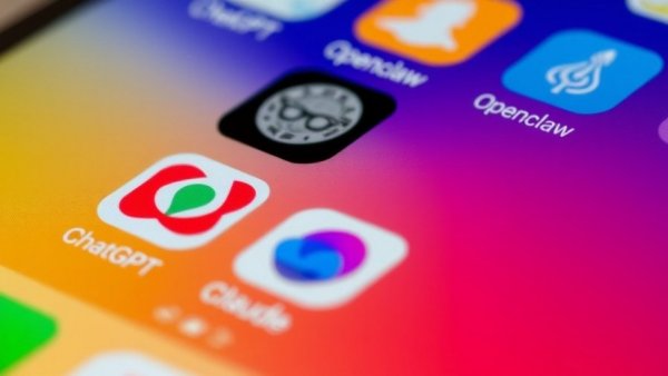 Smartphone screen showing OpenClaw app icon among others.