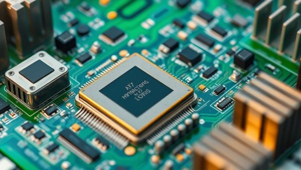 Close-up of Google TPU 8t and TPU 8i chips on circuit board.