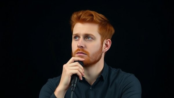 Reflective man in black shirt during AI coding development talk.