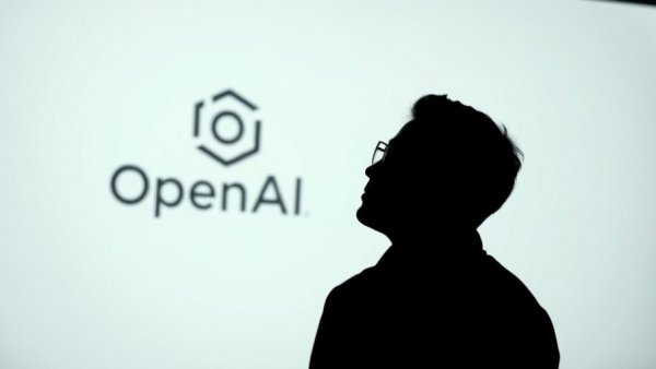 Silhouette facing OpenAI logo, suggesting Elon Musk OpenAI lawsuit.