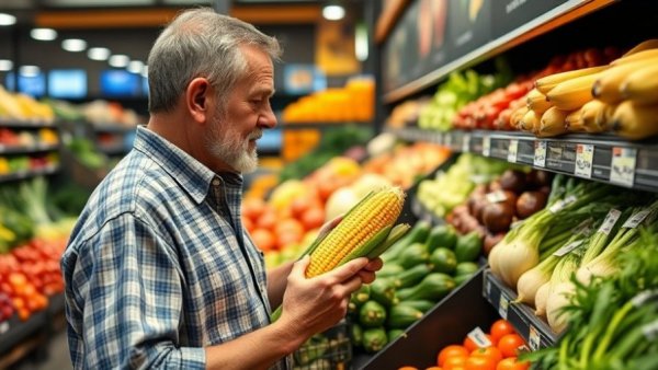 Maryland bans surveillance pricing in grocery stores, man shopping.