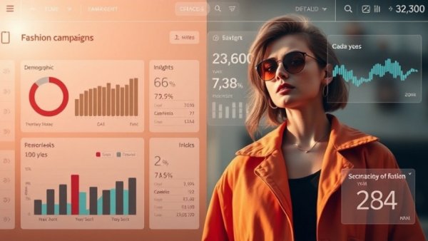 Agentic AI for marketing digital campaign interface displaying fashion campaign insights.