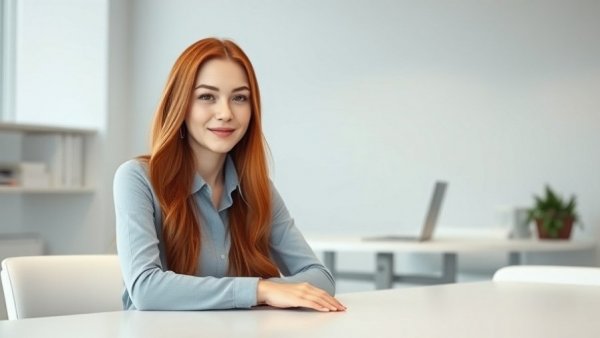 AI model training automation representative in modern office.