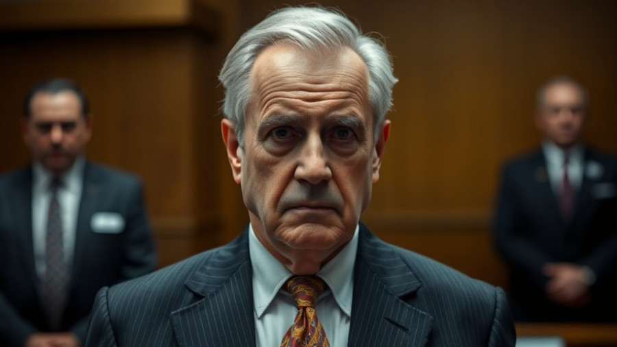 Somber courtroom scene related to Roy firefighter sexual abuse case.