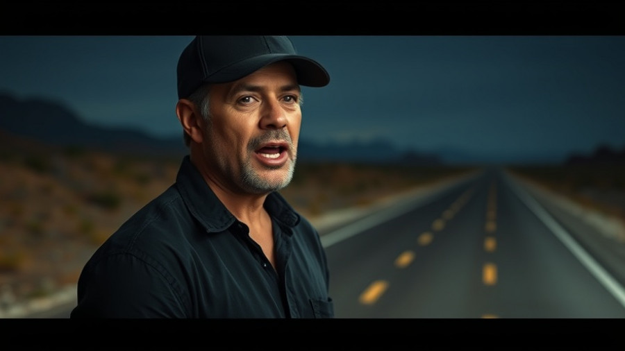 Man debunking myths about Utah, passionate expression, bold text.