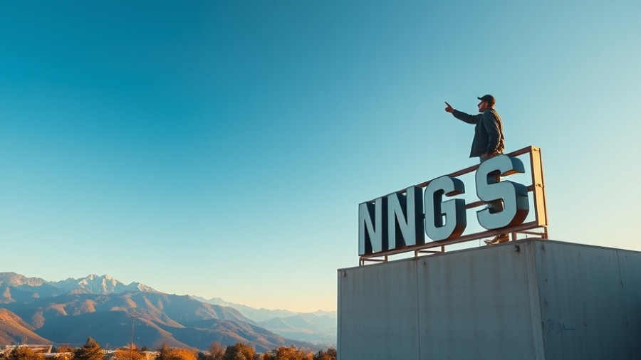 Terrain West Jordan master-planned community sign on building rooftop.