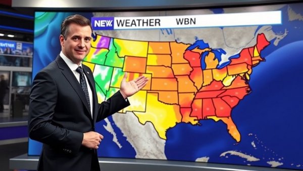 Weather expert discusses November Weather in Salt Lake City with a colorful U.S. temperature map.