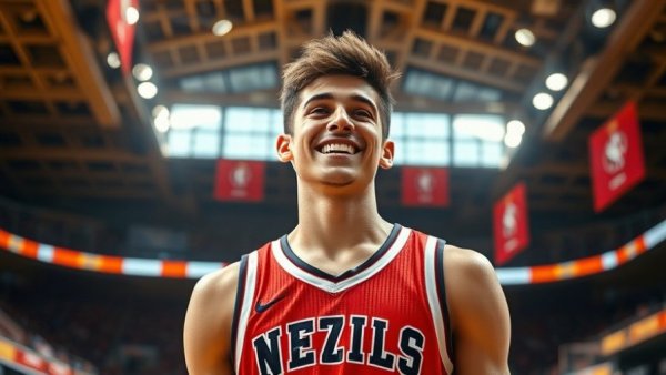 Ace Bailey's best game as a pro, young player smiling confidently.