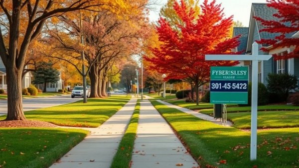 Utah first-time homebuyers exploring a charming suburban street.